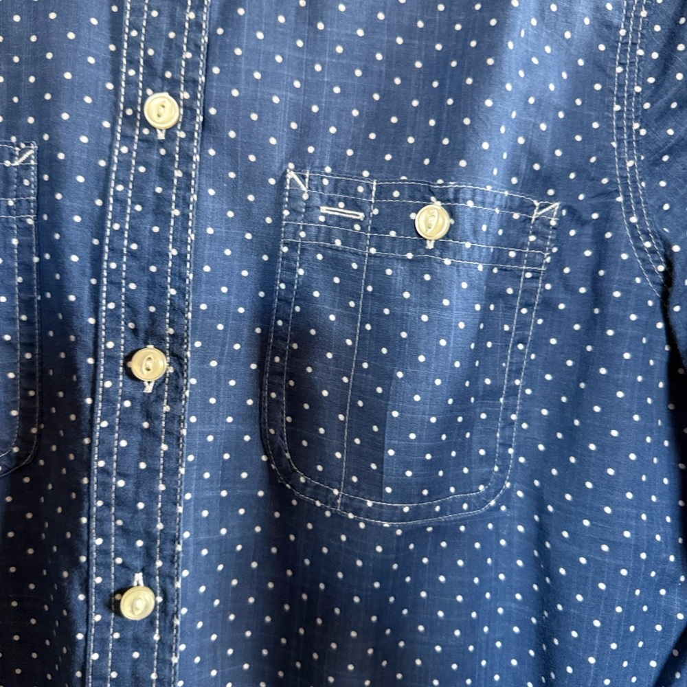 Ralph Lauren Blue and White Button Down Shirt in Very Good Condition. - Picture 4 of 7
